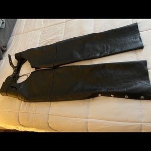 Ladies leather chaps